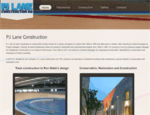 Tablet Screenshot of pjlaneconstruction.ie